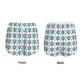 thumbnail image 6 of Uemuo Tulips Flowers Pattern Women's Athletic Shorts High Waisted Running Shorts with Liner Pockets Gym Elastic Workout Shorts-XX-Large, 6 of 9