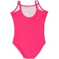 thumbnail image 4 of Girls Camisole Ballet Leotard, Adjustable Straps, Full Front Lining, Soft Cotton Dancewear for Ballet & Gymnastics, 4 of 5