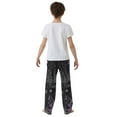 thumbnail image 5 of FORMRS Kids Pajama Pants with Pockets Size 11-12Y Boys Lounge Sleep Bottoms, Gothic Floral Print, 5 of 8