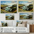 thumbnail image 4 of Designart "Isle This Ireland Emerald wall decor I" Landscapes Floater Framed Canvas Art Print, 4 of 7