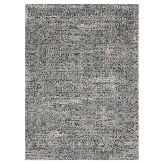 Designer Home Suave Area Rug 2620 33075 Madigan Blue Faded Shaded 2' 7" x 7' 2" Rectangle