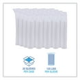 thumbnail image 6 of Boardwalk BWKPRTLID2 2 oz. Souffle/Portion Cup Lids - Clear (2500/Carton), 6 of 10
