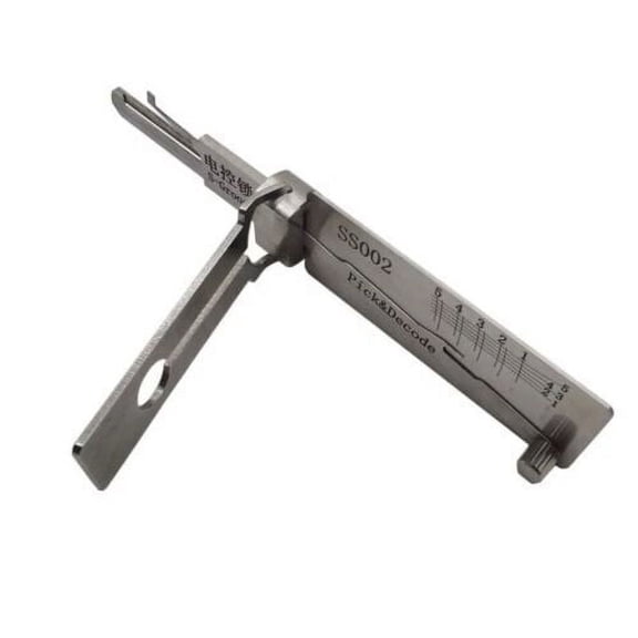 2 In 1 Pick Tools SS002 For Double S Groove Hand Tool Lishi Tool Ruler