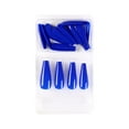 thumbnail image 2 of Teissuly 24 Pcs Coffin Nail Tips Long Ballerina Clear Full Cover False Fake Nails Nail Tips for Salon and Home Nail Art Manicure Teissuly WER202401270029, 2 of 2