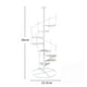 thumbnail image 4 of Soporte de planta Soporte de exhibición de planta Forma de escalera Estante para sala de, 4 of 9