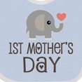 thumbnail image 4 of Inktastic 1st Mothers Day Boys or Girls Baby Bib, 4 of 4