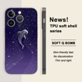 thumbnail image 1 of Mantenga su iPhone seguro y elegante con una moderna funda para teléfono con estampado de dibujos animados y arenada, 1 of 4