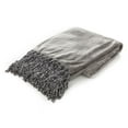 thumbnail image 1 of Gouchee Home Plush Throw Blanket – Grey Ultra-Soft Decorative Couch & Bed Throw with Tassels, 1 of 1