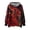 Red, variant on Fall Sweatshirts for Women Hooded Pocket Long Sleeved Print Loose Off Shoulder Sweatshirt S-5XL Red XXL