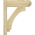 thumbnail image 3 of Ekena Millwork 6"W x 18"D x 22"H Imperial Rough Sawn Craftsman Outlooker, Douglas Fir, 3 of 4