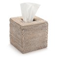 thumbnail image 1 of Funda para caja de pañuelos DECRAFTS, ratán, tejido natural, cuadrada, blanca, 1 of 6