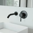 thumbnail image 4 of VIGO Olus Single Handle Wall Mount Bathroom Faucet in Matte Black, 4 of 10