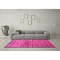 thumbnail image 3 of Ahgly Company Indoor Rectangle Abstract Pink Modern Area Rugs, 2' x 3', 3 of 4