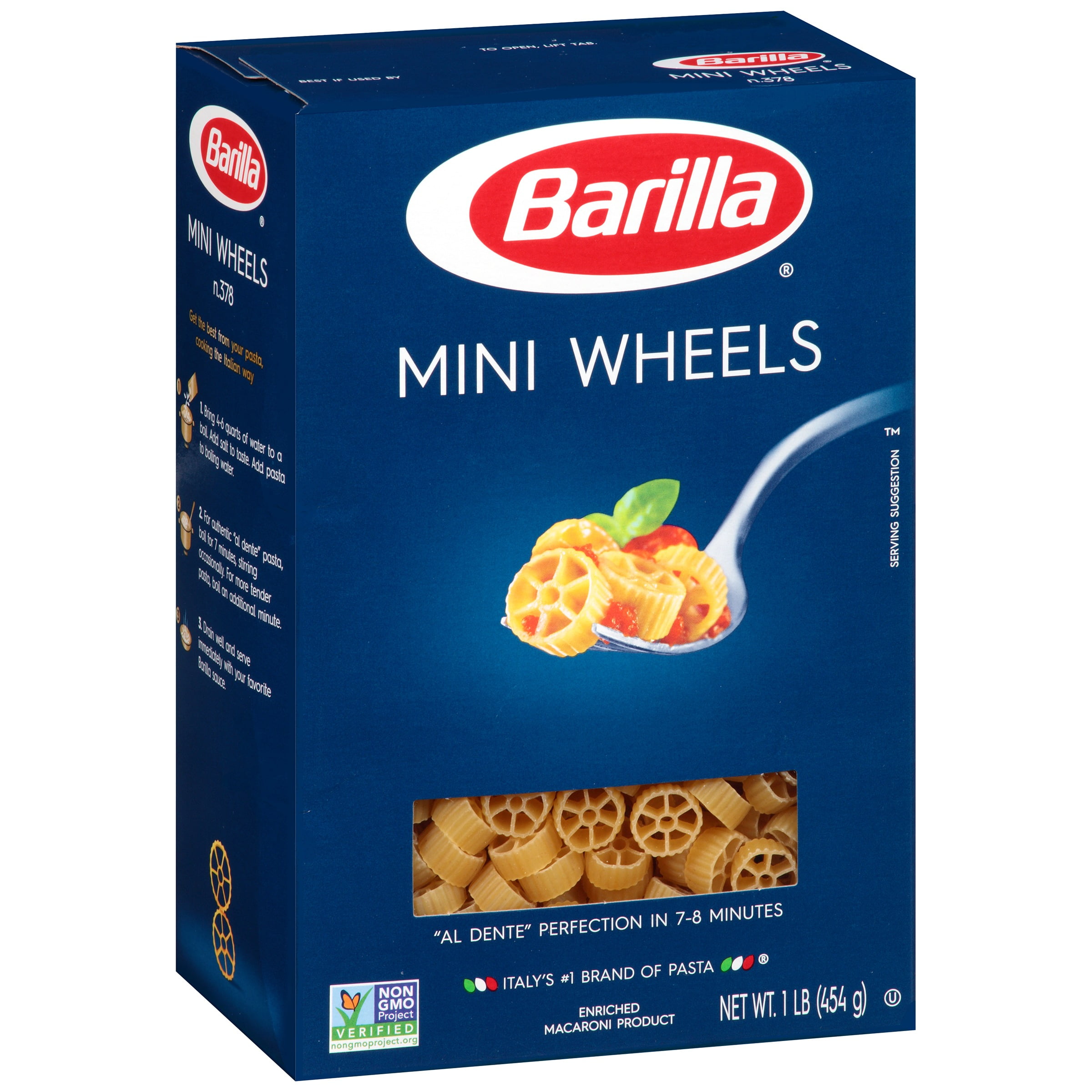 Barilla Mini Wheels Pasta 1 lb. Box by Barilla America, Inc.
