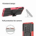 thumbnail image 3 of Galaxy A14-5G Case, Case for Samsung Galaxy A14 5G Heavy Duty with Folding Bracket Kickstand Dual Layer Drop Protection Shockproof Hard Phone Cover for Samsung Galaxy A14 5G, Red, 3 of 14