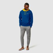 Ayrton Senna Mens Fanwear Stripe Hoody- Navy