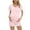 B-Pink, variant on WBQ Women's Maternity Breastfeeding Pajamas Set Zipper Nursing Sleepwear Set Soft Short Sleeve Tops Pants 2 Piece Pregnancy Postpartum Loungewear Pjs Set S-2XL