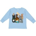 thumbnail image 3 of Inktastic Happy Dog Family Boys or Girls Long Sleeve Toddler T-Shirt, 3 of 5