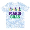 thumbnail image 3 of Inktastic Mardi Gras Fleur De Lis Trio T-Shirt, 3 of 5