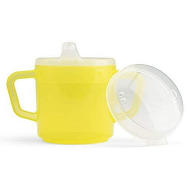 Small Two-Handle 8oz Adaptive Sippy Cup Mug for Elderly, Disabled, and Therapeutic Use - PSC53 Dishwasher Safe, Latex and BPA Free