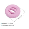 thumbnail image 2 of Uxcell Hand Grip Strengtheners, 5-10kg Silicone Grip Strength Training for Stress Relieve & Rock Climbing, Pink, 2 of 6