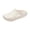 b-White, variant on Men's Flat Chef Shoes Solid Closed Toe EVA Proof Non Slip Slip on Comfortable Slippers for Women Indoor Home Outdoor Sandals d-Brown Size 8