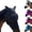 A, variant on Horse Fly Mask with Ears – Equine Sunscreen Quiet Ride – Stretchable Breathable Mesh Face Cover for Horses – Eye Protection Against Flies and Sun – Black/Blue/Purple/Pink/Grey