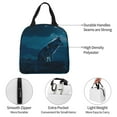 thumbnail image 3 of Pofeuu Lonely Night Wolf Print Lunch Bag Lunch Box Large Capacity Insulated Lunch Bag for Adult, Leakproof Reusable Lunch Tote Bags for Work, 3 of 5