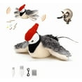 thumbnail image 5 of Chirping Bird Woodpecker Cat Toy, Interactive Flapping Bird Cat Toy, Simulated Chirping Bird Cat Toy Flapping Wings, Plush Cat Toys for Indoor (Woodpecker), 5 of 7