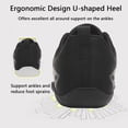 thumbnail image 7 of GlideMoves Black Cheer Shoes Girls Dance Sneakers Women Training Competition Tumbling Athletic Mesh style breathable Women 6, 7 of 7
