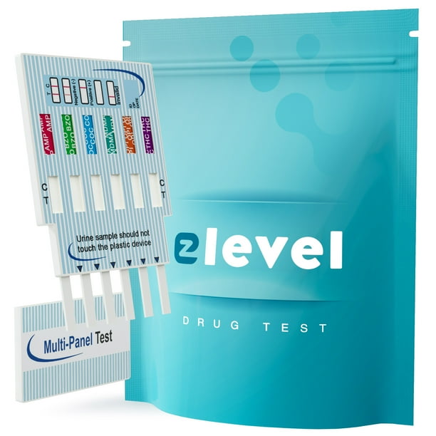 (1 Pack) EZ Level 6 Panel Urine Drug Dip Test MultiDrug Testing Kit