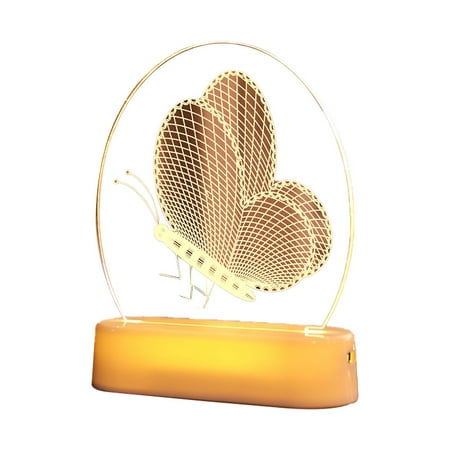 

Randolph Decorative Light Room Decoration Light 3D Ornaments Battery Night Light