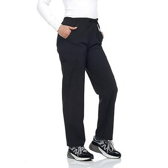 Scrubs for Women 4 Pocket Pants Stretch Nurse Scrub Pants for Medical Uniform and Home Attendant Lightweight
