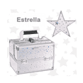 thumbnail image 3 of "Neceser Maletín Cosmetiquera Profesional Aluminio Portátil blanco de estrellas "Lab.g, 3 of 5