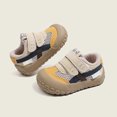 thumbnail image 5 of Dakaela 6M-6Y Toddler Boy Girl Slip on Walking Shoes Lightweight Retro Barefoot Sneakers with Hook and Loop Straps, 5 of 8