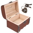 thumbnail image 4 of Miangastore 1Pc Creative Wooden Bank Vintage Style Money Saving Box Storage Holder, 4 of 8