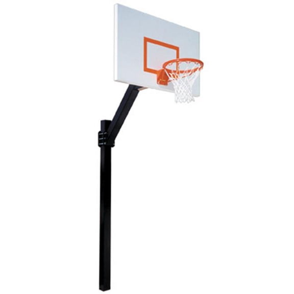 Legend Jr. Endura Steel-Aluminum In Ground Fixed Height Basketball System, Kelly Green