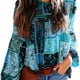thumbnail image 3 of Sonducket Camisa de poliéster para mujer, blusa bohemia elegante con cuello , para interiores y exteriores, salidas diarias, escuela, hogar, Type2 NO2, 3 of 6