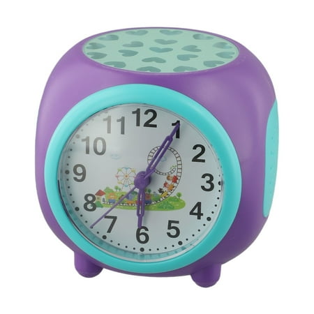 Starry Projection Silent Alarm Clock Colorful Music Natural Sound Clock