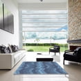thumbnail image 7 of Ahgly Company Machine Washable Indoor Rectangle Transitional Azure Blue Area Rugs, 5' x 8', 7 of 7