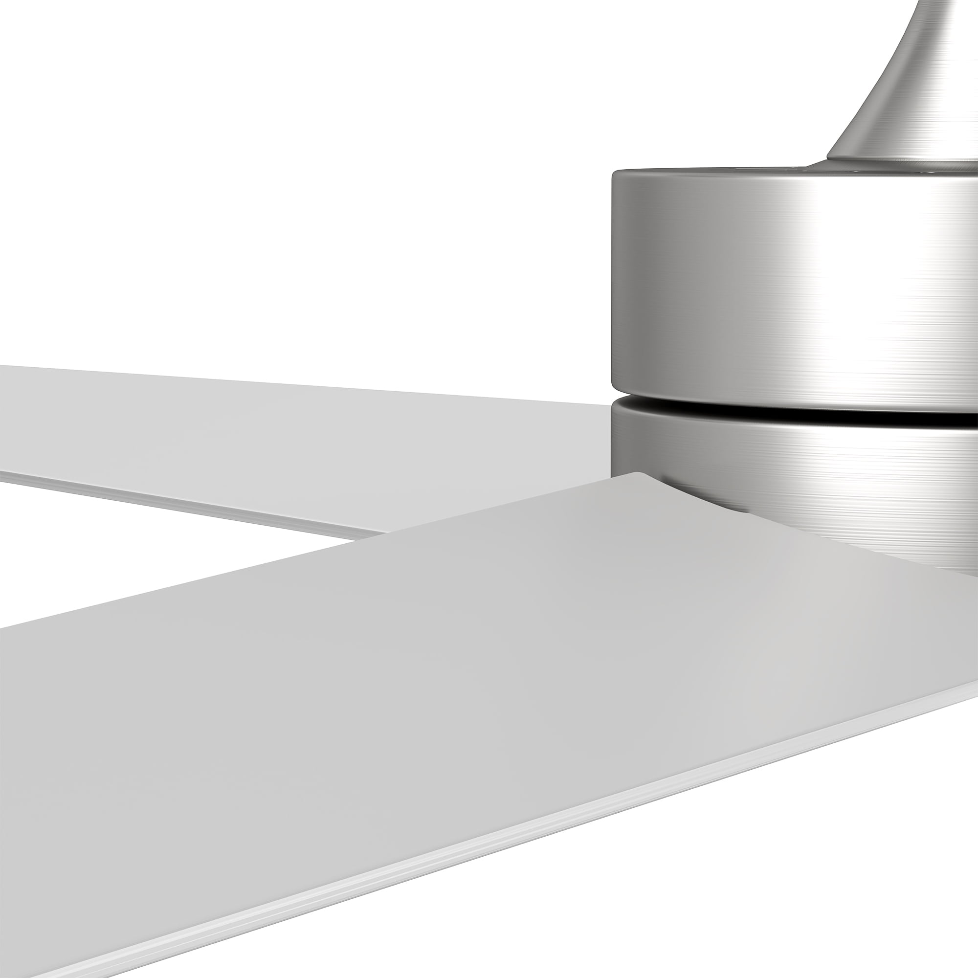 Craftian 52" Modern Ceiling Fan with LED Light and Dimmable Remote,6-Speed Reversible DC Motor, 3-Blade Timing Industrial Ceiling Fan for Living Room, Bedroom, and Outdoor Terraces, Silver