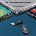 thumbnail image 3 of HEVIRGO Mini Adapter Portable 10GBbps USB3.1 Type-C Fast Charging Data Sync Transfer Converter for Laptop, 3 of 10