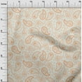thumbnail image 3 of oneOone Cotton Poplin Peach Fabric Asian Paisley Sewing Fabric By The Yard Printed Diy Clothing Sewing Supplies 42 Inch Wide, 3 of 5
