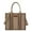 F-Khaki, variant on Wrangler Large Tote Bag for Women Shoulder Purse with Strap Vintage Top-Handle Handbags