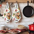 thumbnail image 6 of Summer Kitchen Towels Set of 2, Tropical Plants Watermelon Coconut Straw Hat Absorbent Dish Towels for Kitchen, Microfiber Hand Towel, Quick Drying Tea Towel for Cleaning Decorative Dishcloths, 6 of 7
