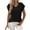 Black, variant on WREESH Womens V Neck Lightweight Knit Pullover Tank Top Summer Casual Loose Fit Sleeveless Cap Sleeve Style Fashion