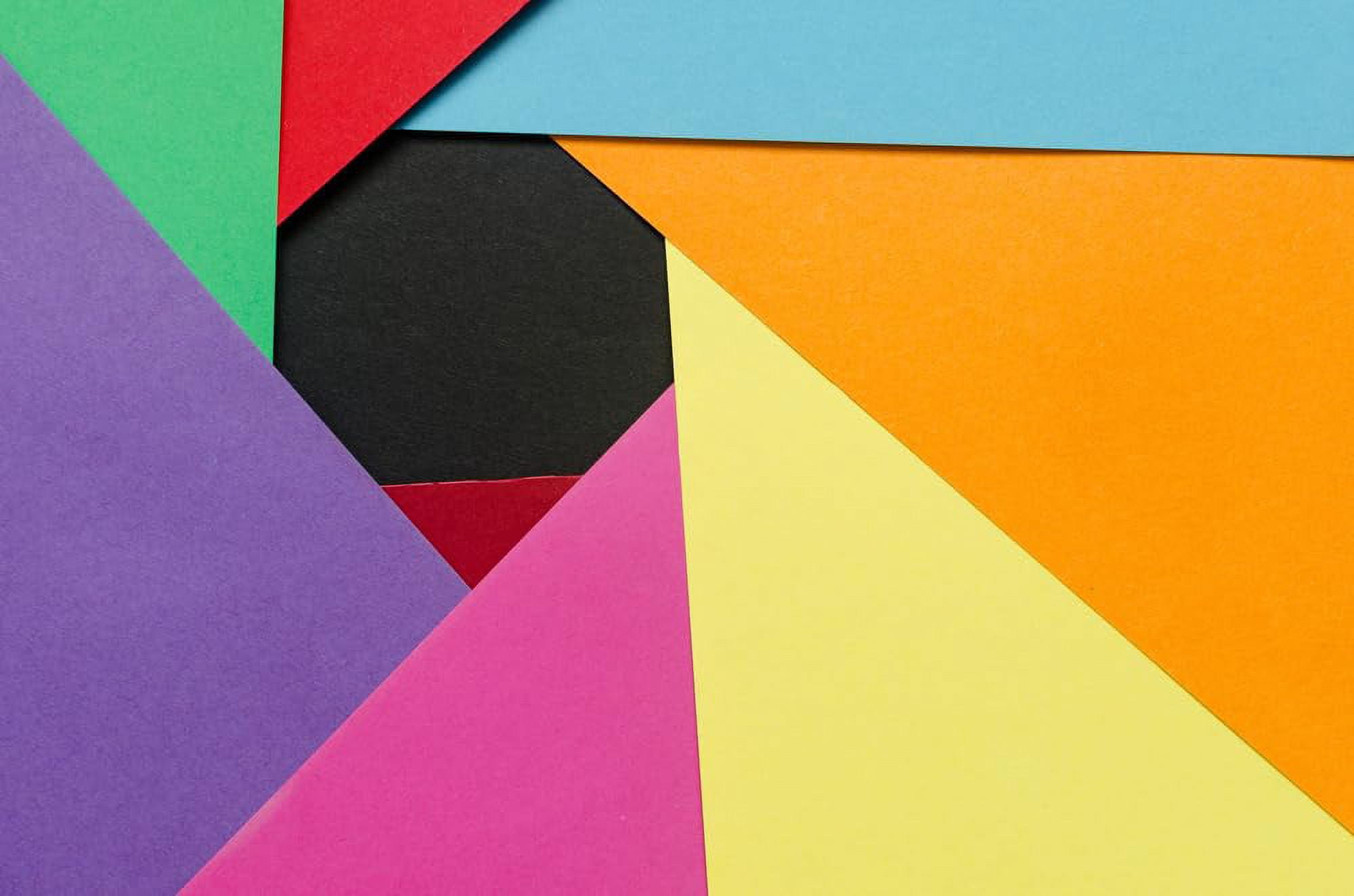 50 Pack of Bulk Wholesale 9"x12" Construction Paper in Assorted Colors Containing 40 Sheets Per Pack for Kids, Students and Classrooms - 2,000 Sheet Count of Colored Construction Paper