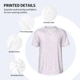 thumbnail image 5 of Rocae Kawaii Cat Paw for Breathable Men's Baseball T-Shirt Fashionable Casual Baseball Jersey, Moisture-wicking Sportswear XX-Large, 5 of 9