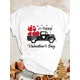 thumbnail image 1 of Camiseta de estilo navideño para mujer, ropa con estampado de dibujos animados, moda para mujer, 1 of 5