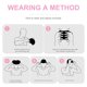 thumbnail image 5 of WEUVEB Gorro De Natación Rosa En PU Con Gran Elasticidad Y Para Prolongados, 5 of 6